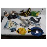 Wooden Items-Sailboat, Fish, Anchor & more