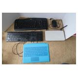 3 Keyboards(2 Logitech, 1 Dell), Cisco Router 3 Keyboards(2 Logitech, 1 Dell), Cisco Router