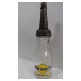 Vintage Sunoco Motor Oil 1qt. Glass Jar w/Metal Vintage Sunoco Motor Oil 1qt. Glass Jar w/Metal
