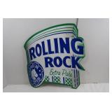 Rolling Rock Extra Pale Tin Sign-20"x21"