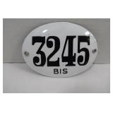 Vintage Porcelain Motorcycle Plate-5 1/2"x4" Vintage Porcelain Motorcycle Plate-5 1/2"x4"
