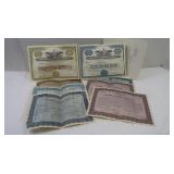 Vintage Stutz Motor Car Co &Briggs Manuf Co Stocks Vintage Stutz Motor Car Co &Briggs Manuf Co Stocks