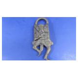 Vintage Oriental Brass Lock-no key