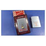 2 Vintage Zippo Lighter(1 NIB) 2 Vintage Zippo Lighter(1 NIB)
