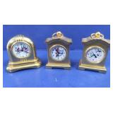 Walt Disney Brass Clocks