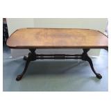 Vintage Coffee Table w/Ball&Claw Feet-Good Cond