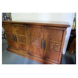 Wooden Cabinet by United-52"Wx18"Dx30"H Wooden Cabinet by United-52"Wx18"Dx30"H