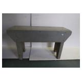 Small Vintage Wood Bench-25"x9"x14"H Small Vintage Wood Bench-25"x9"x14"H