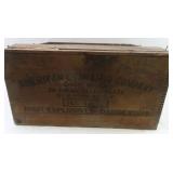 Antique Wood TNT Box Antique Wood TNT Box