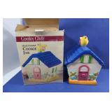 NIB Hand-painted Cookie Jar-Cooks Club NIB Hand-painted Cookie Jar-Cooks Club