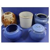 Vintage Jars-some cookie w/out lids & more) Vintage Jars-some cookie w/out lids & more)