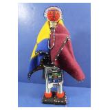Vintage Handmade Indian Doll made from Beads- Vintage Handmade Indian Doll made from Beads-