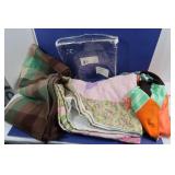 2 Vintage Handmade,Hand Stitched Quilts 2 Vintage Handmade,Hand Stitched Quilts