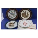 4 Vintage Collector Plates-2Goebel,1 Enesco,1 Avon