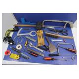 Misc Tools-Rubber Hammer, Hacksaw, Stanley Chisel