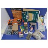 Misc Hardware-Sandpaper, Picture Hooks, Eye Bolts,