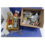 Misc Hardware Lot-Nails, Screws, Hooks & more