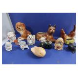 Vintage Doggie Planters-1 Block Pottery(cal), Vintage Doggie Planters-1 Block Pottery(cal),