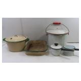 Vintage Porcelain Pots Vintage Porcelain Pots
