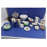 Pitcher, Candy Dish w/Lid & more Pitcher, Candy Dish w/Lid & more