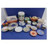 Vntg Glassware made in Japan-Cups, Saucers,Teapot Vntg Glassware made in Japan-Cups, Saucers,Teapot