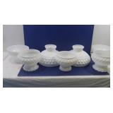 Vintage Glass Lamp Shades Vintage Glass Lamp Shades