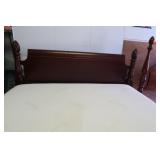 Mahogany Full-size Bed w/Tempur Mattress/BoxSpring