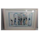Framed Print 193/400 signed Dehnazia-29x41" Framed Print 193/400 signed Dehnazia-29x41"