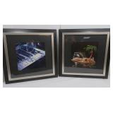 2 Art Prints signed Michael Godard-29"x22"