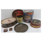 Vintage Assorted Tins-Lot Vintage Assorted Tins-Lot