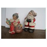 Mr & Mrs. Claus-Ceramic Mr & Mrs. Claus-Ceramic