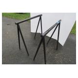 2 Metal Saw Horses 2 Metal Saw Horses
