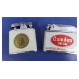 2 Vintage Lighters-Camden Beer(Rosen), Finest