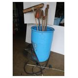 Tool Lot-Post Hole Digger, Shovels,Broom&more Tool Lot-Post Hole Digger, Shovels,Broom&more