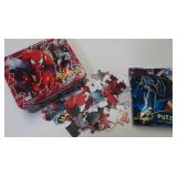 Spidey Lunchbox & Puzzle, Batman Puzzle