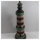 Hand Carved Wood Light House