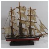 Wood Model Sailing Ship