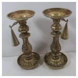 2 Metal Candle Holders