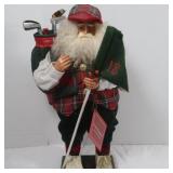 Collectible Golfer Santa