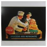 Metal Coke Sign