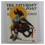 Metal Sign-The Saturday Evening Post