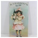 Metal Sign-B.T. Babbit