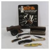 NIB Over the Hill Survivor Knife,Pocket Knife&more