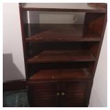 Wood Stereo Entertainment Center-22x15"Dx41"H