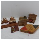Misc Wood Peg Games-Lot