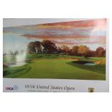 Autographed US Open Poster from Oakmont