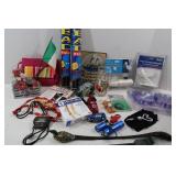 Misc Lot-Flashlights, Santa Glass &more