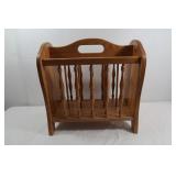 Oak Wood  Magazine Rack