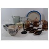 Glass Pitcher, Cream & Sugar Set & more