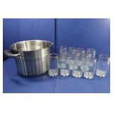 Drinking Glasses & Colander